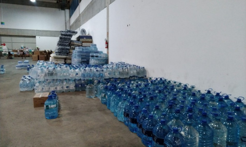 100 toneladas já foram arrecadadas em blumenau