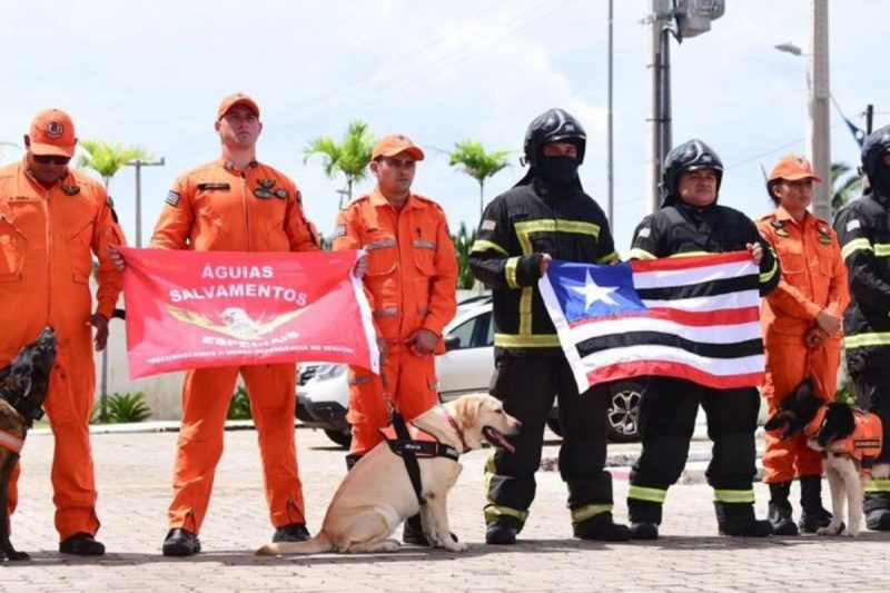 Corpo de Bombeiros do Maranhão enviou equipe para auxiliar os resgates no Rio Grande do Sul 