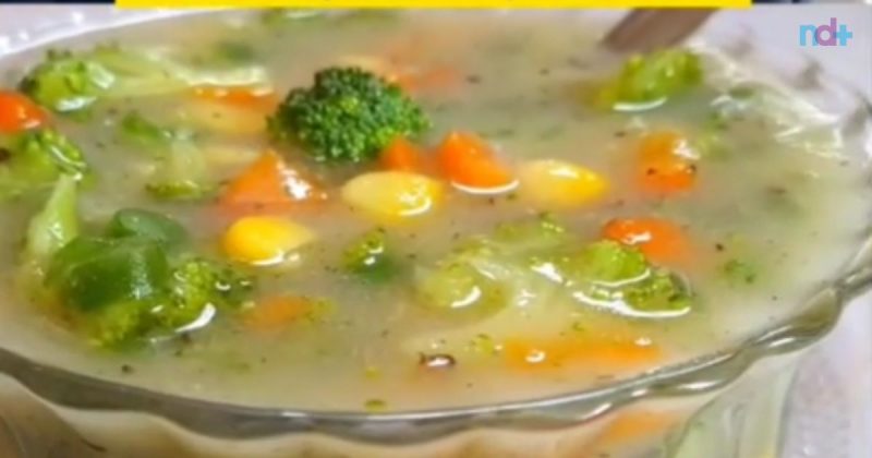 Imagem mostra caldo emagrecedor recém pronto