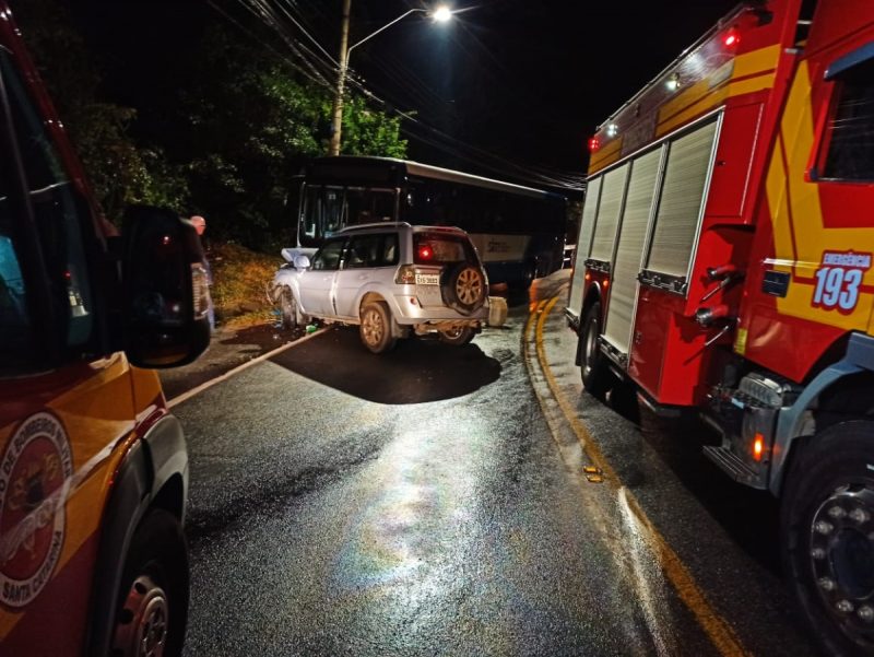 A PRE tamb&eacute;m foi acionada para garantir a seguran&ccedil;a no local – Foto: CBMSC/Divulga&ccedil;&atilde;o/ND