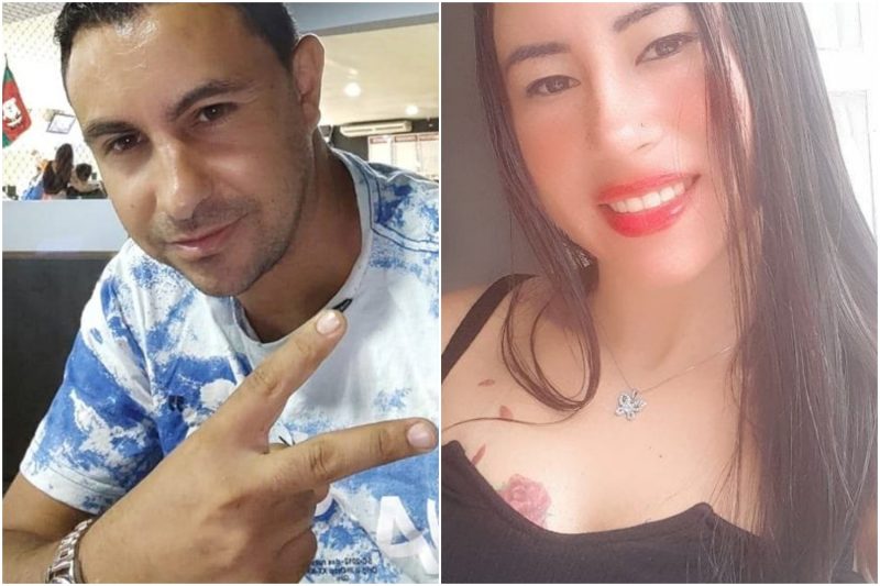 Icildo Gean da Silva e Ana Paula Rodrigues sa&iacute;ram de Videira com os dois irm&atilde;os da jovem, de 3 e 12 anos, na quinta-feira (23) e depois disso desapareceram. – Foto: Montagem/Arquivo Pessoal/ND