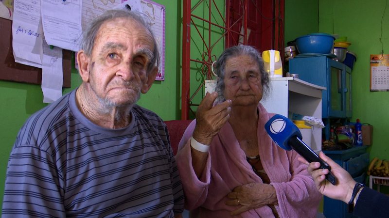 Casal de idosos foi espancados durante assalto em Joinville – Foto: Fl&aacute;vio Armanini/NDTV