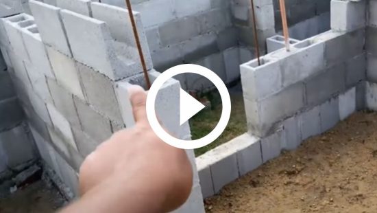 Pedreiro revela a lista com 12 vantagens do bloco de concreto