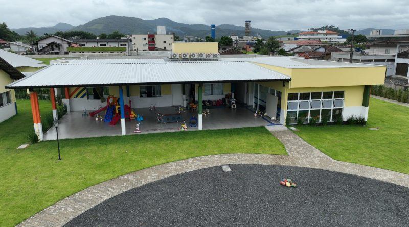 Em fevereiro deste ano tamb&eacute;m foi conclu&iacute;da a amplia&ccedil;&atilde;o do CDI Francisco Mastela – Foto: Prefeitura de Gaspar/Divulga&ccedil;&atilde;o