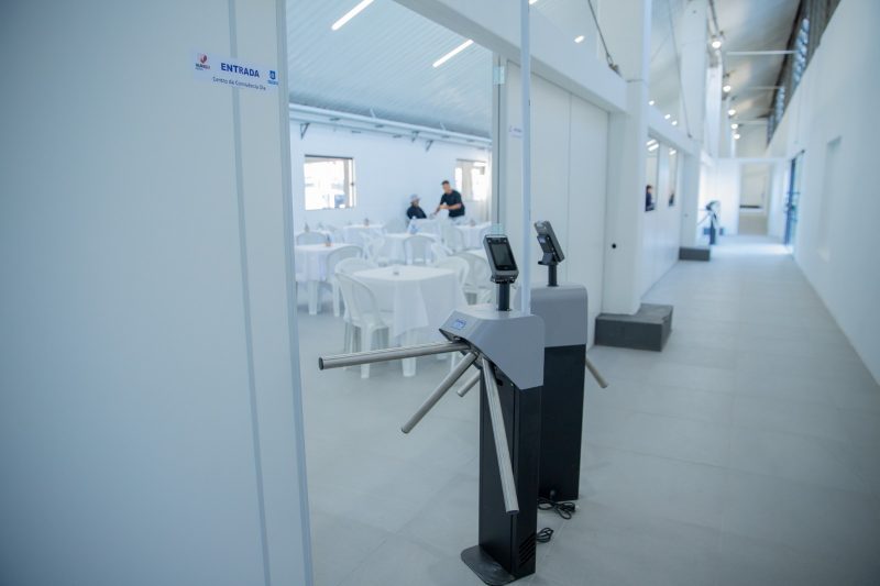 entrada do centro de convivência de Florianópolis