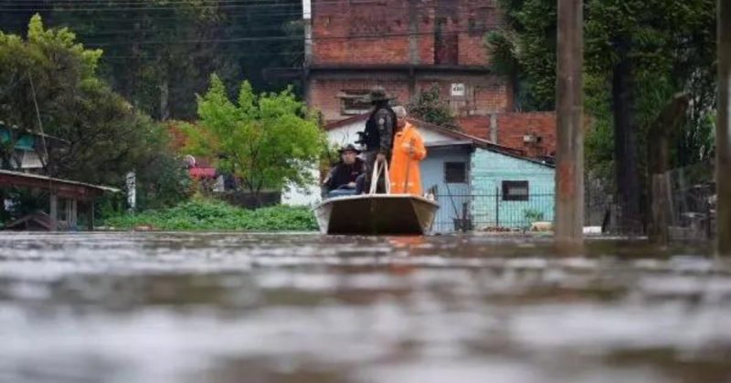 Rio Grande do Sul enfrenta dificuldades após fortes chuvas &#8211; Foto: Reprodução/Prefeitura de Passo Fundo/ND