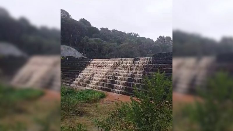 barragem transbordou em concórdia 