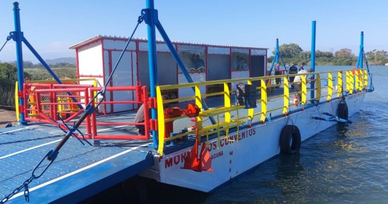 Balsa de Araranguá paralisada