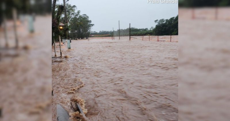 Praia Grande em situação de emergência
