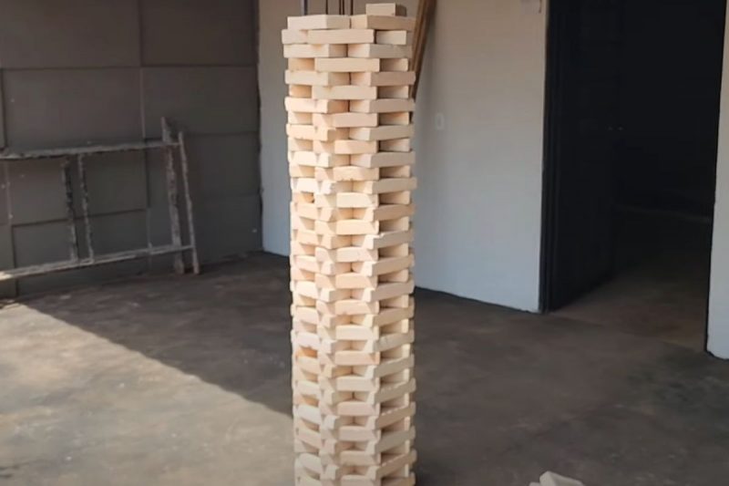 Pedreiro chocou a arquitetura