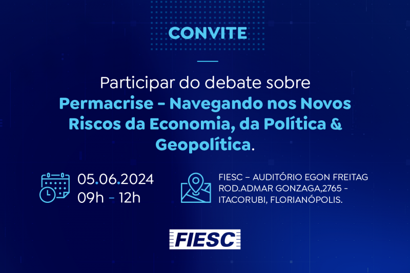 Fiesc convida para evento &#8211; Foto: Fiesc