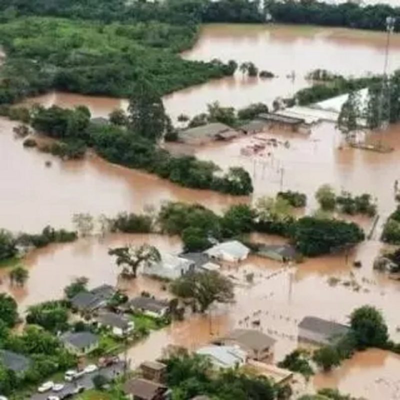 O estado Ga&uacute;cho enfrenta a maior trag&eacute;dia clim&aacute;tica da hist&oacute;ria.&nbsp; – Foto: Correio do Povo/Reprodu&ccedil;&atilde;o/ND