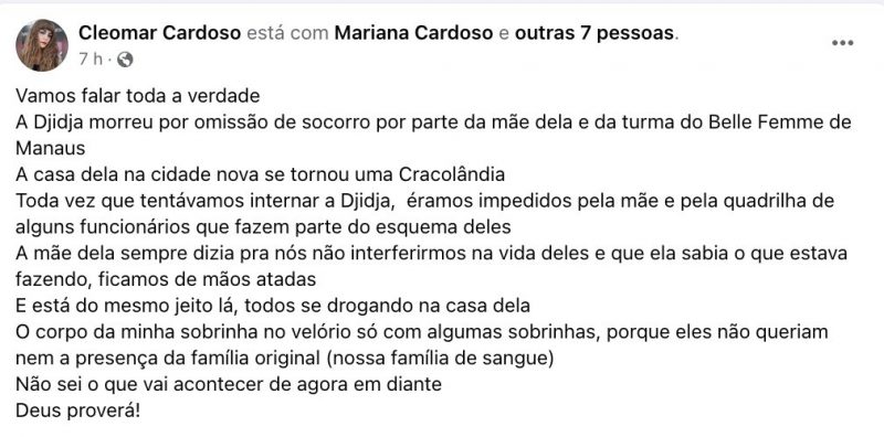 Casa da fam&iacute;lia teria virado “cracol&acirc;ndia” – Foto: Reprodu&ccedil;&atilde;o/ND