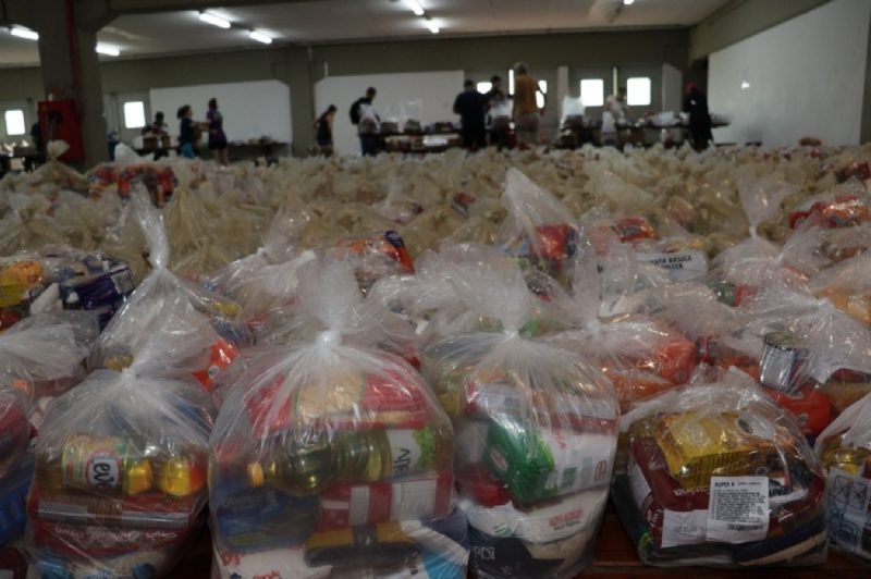 Blumenau levou diversos donativos &agrave; cidade ga&uacute;cha – Foto: Divulga&ccedil;&atilde;o/Reprodu&ccedil;&atilde;o/ND