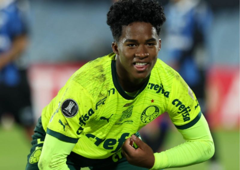 Endrick, Palmeiras, imita o Kong