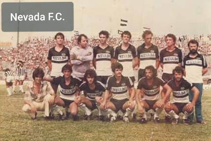 Equipe do Nevada. Tradi&ccedil;&atilde;o do futebol amador de S&atilde;o Jos&eacute; – Foto: Memorial Nevada/ND