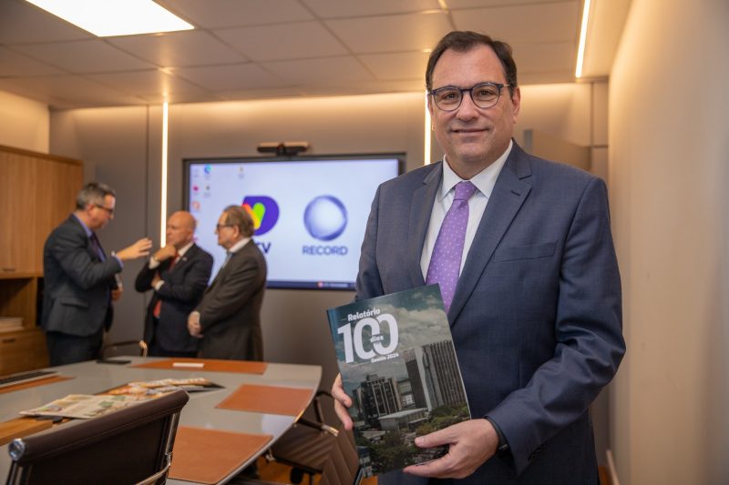 Francisco Oliveira Neto, presidente do TJSC – Foto: Germano Rorato/ND