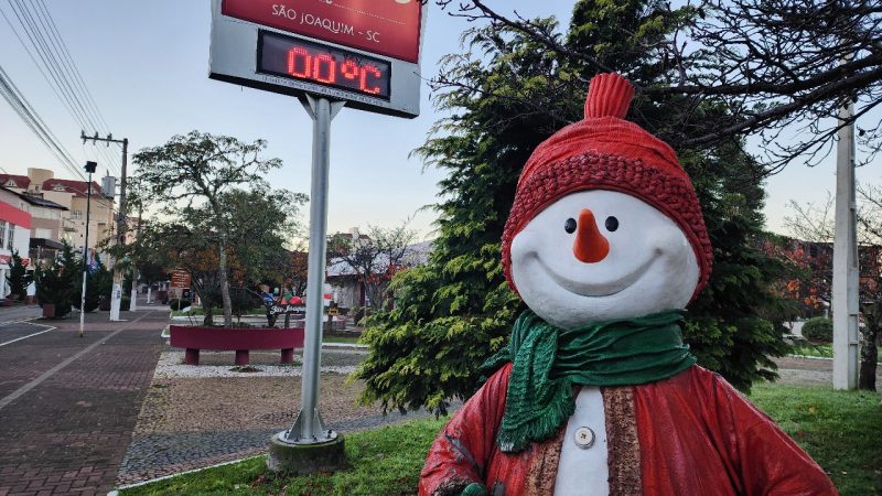 Frente fria deve derrubar as temperaturas em Santa Catarina