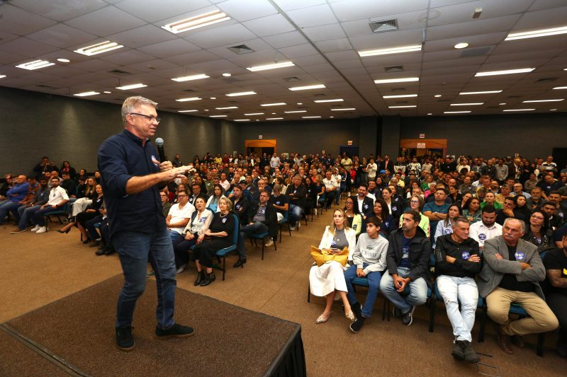 Gean Loureiro durante evento do União Brasil em Florianópolis - Foto: Gabriel Oliveira/Divulgação/ND