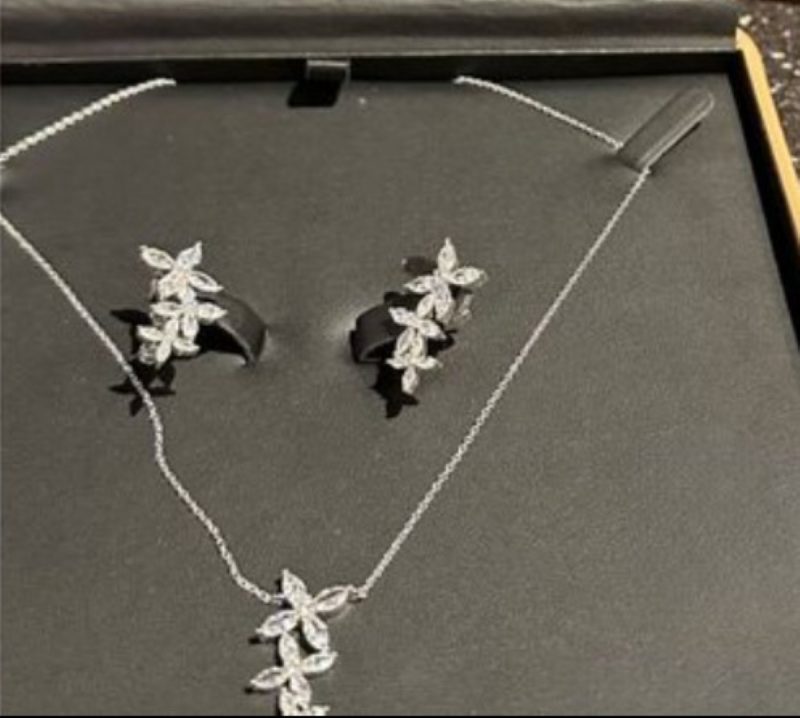 Gracyanne Barbosa ganhou colar e brincos de admirador secreto