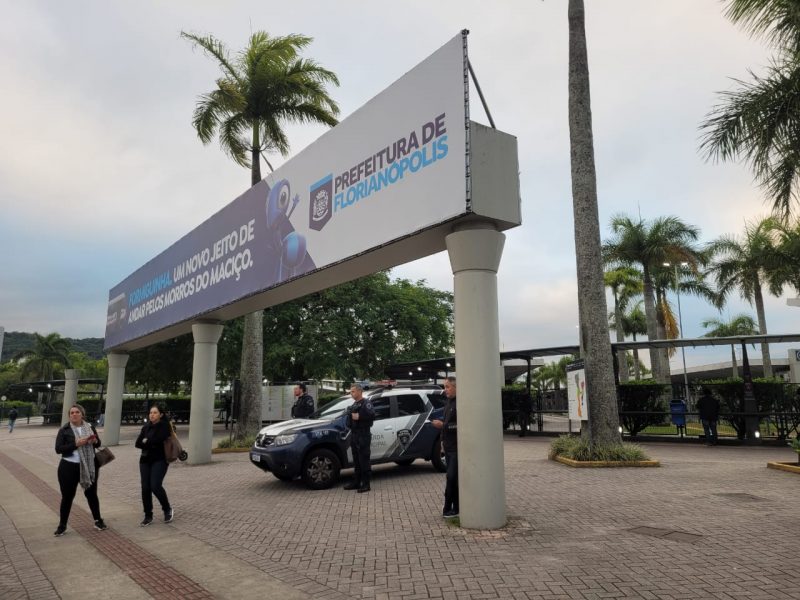 Monitoramento do funcionamento do transporte coletivo realizado pelas guarni&ccedil;&otilde;es da GMF &mdash; Foto: GMF/Divulga&ccedil;&atilde;o/ND