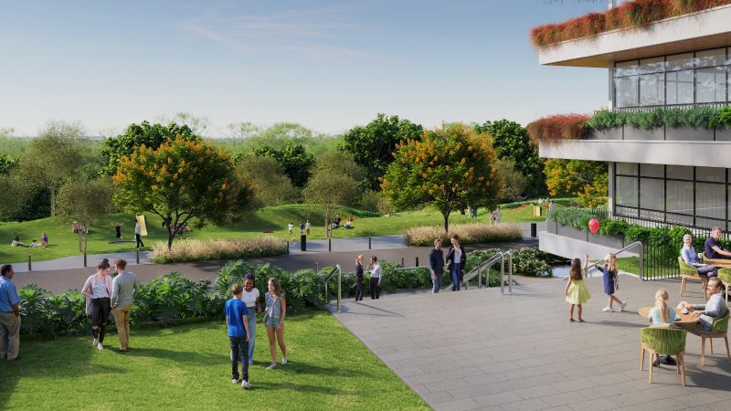 O bairro planejado ser&aacute; aberto ao p&uacute;blico, para que toda a comunidade de Joinville possa desfrutar do que ele oferece – Foto: Divulga&ccedil;&atilde;o