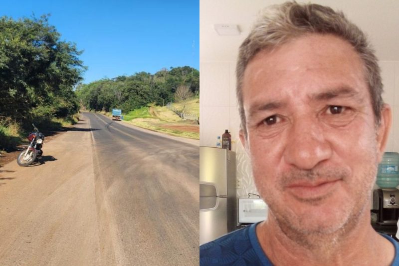 Ibanes conduzia a moto e bateu no caminhão 