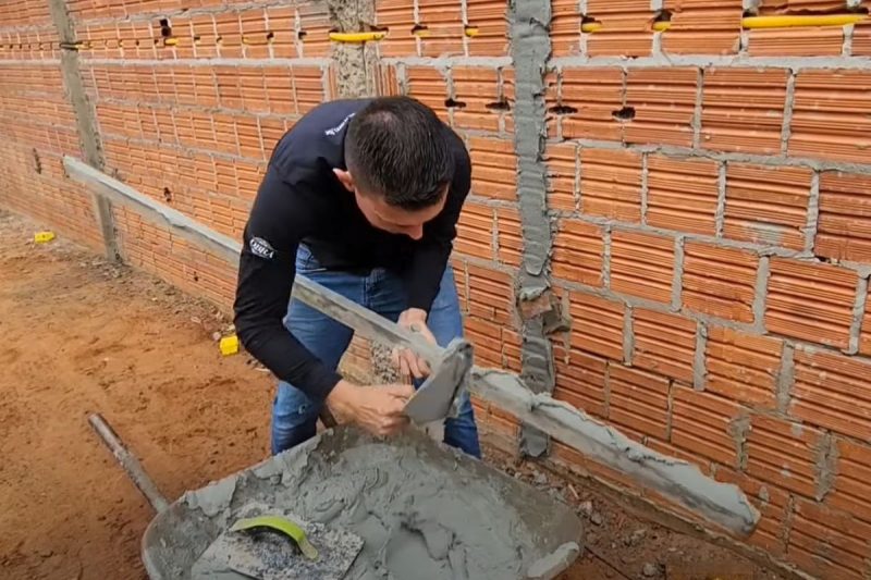 Reboco fica pronto rapidamente 