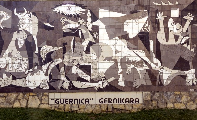 Obra "Guernica" do artista Pablo Picasso