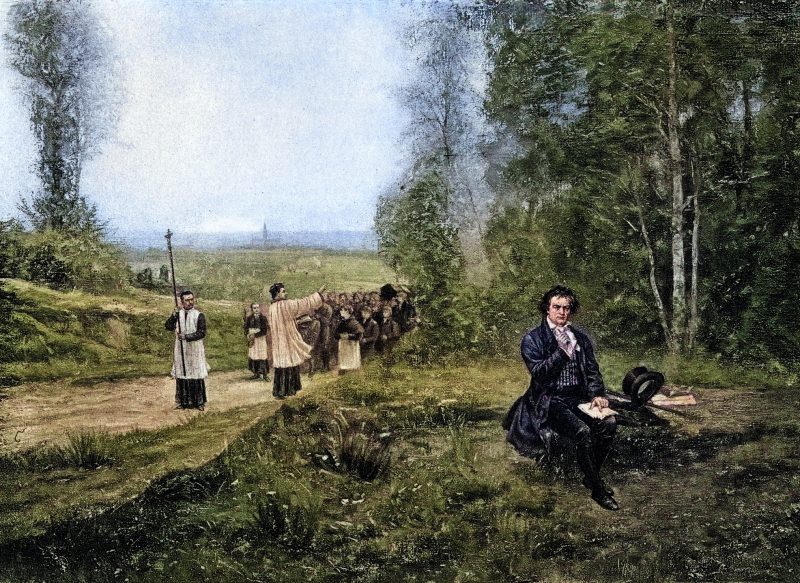 Pintura do músico Beethoven