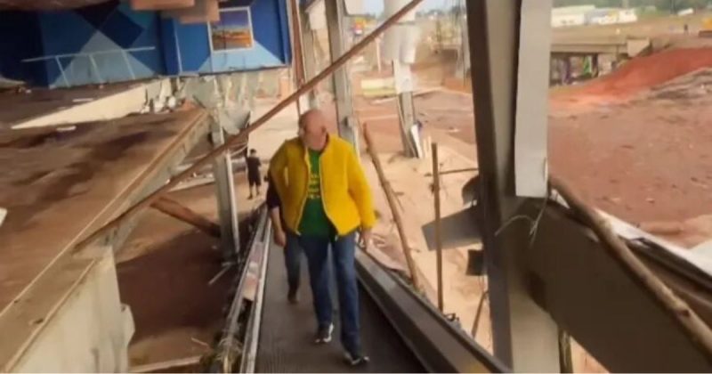 Not&iacute;cias da Semana: catarinense, Luciano Hang, visita loja da Havan devastada pelas enchentes – Foto: Reprodu&ccedil;&atilde;o/Havan