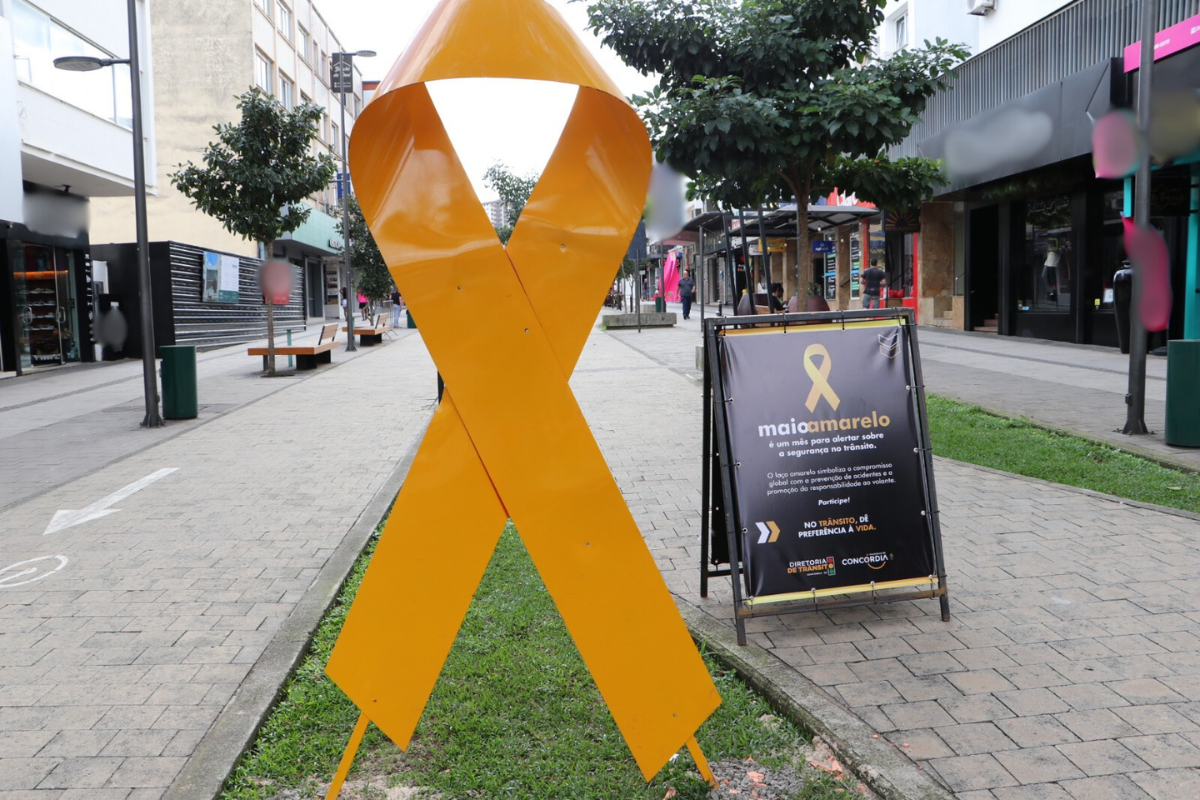 Ações do Maio Amarelo ao longo do mês alertam sobre mortes no trânsito