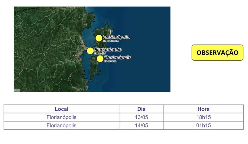 Ciclone pode gerar alagamentos em Florianópolis