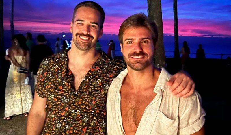 Eduardo Leite e seu marido, o m&eacute;dico Thalis Bolzan – Foto: Instagram/Reprodu&ccedil;&atilde;o/ND