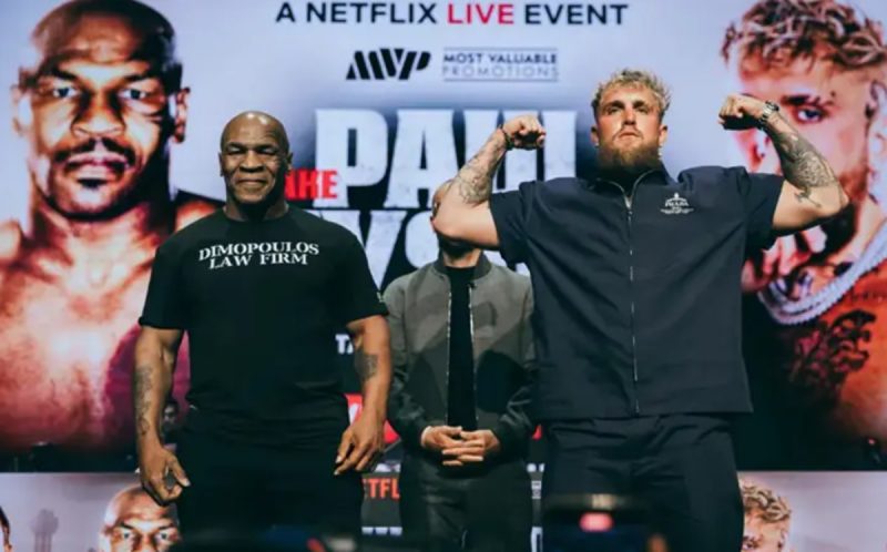 A luta entre Mike Tyson x Jake Paul foi remarcada para novembro após o ex-campeão passar mal