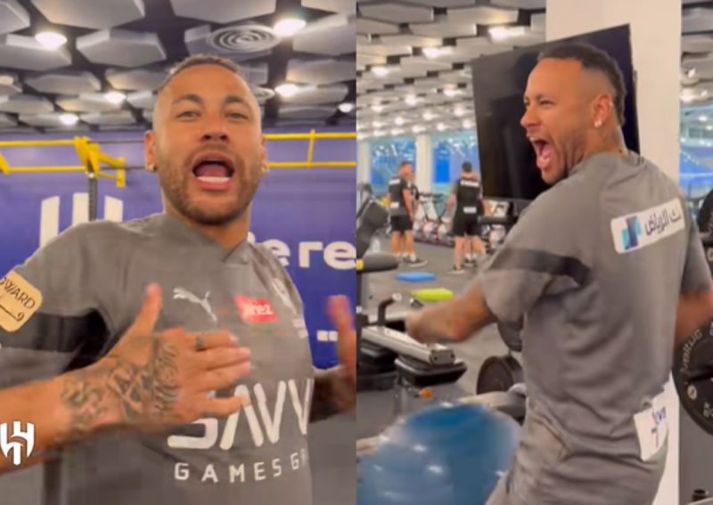 Camisa 10 se diverte com colegas do Al Hilal – Foto: Foto: Reprodu&ccedil;&atilde;o/Tik Tok Al-Hilal