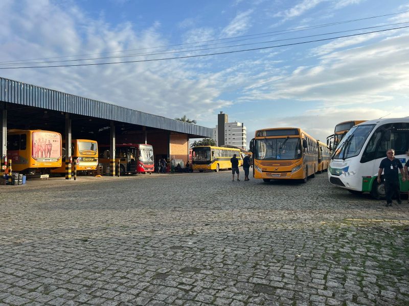 Paralisação de ônibus em Itajaí chegou ao fim mediante acordo &#8211; Foto: Greice Siezemel/NDTV