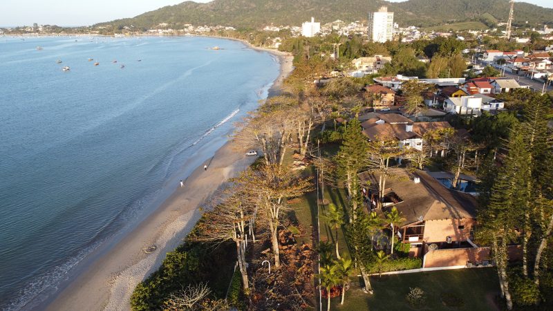 Local onde dever&aacute; ser instalado o Parque Linear – Foto: Prefeitura de Penha