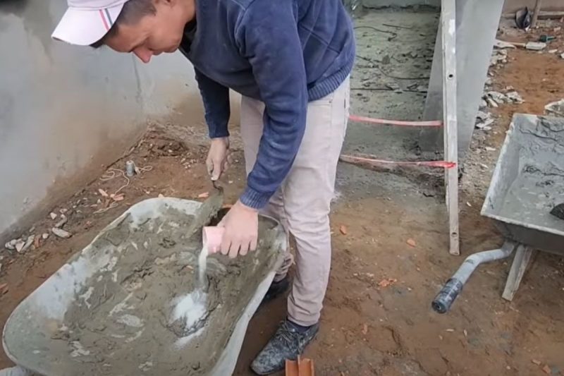 Cimento fica perfeito 