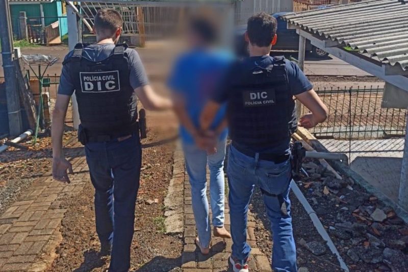 suspeito de assassinar com tiros