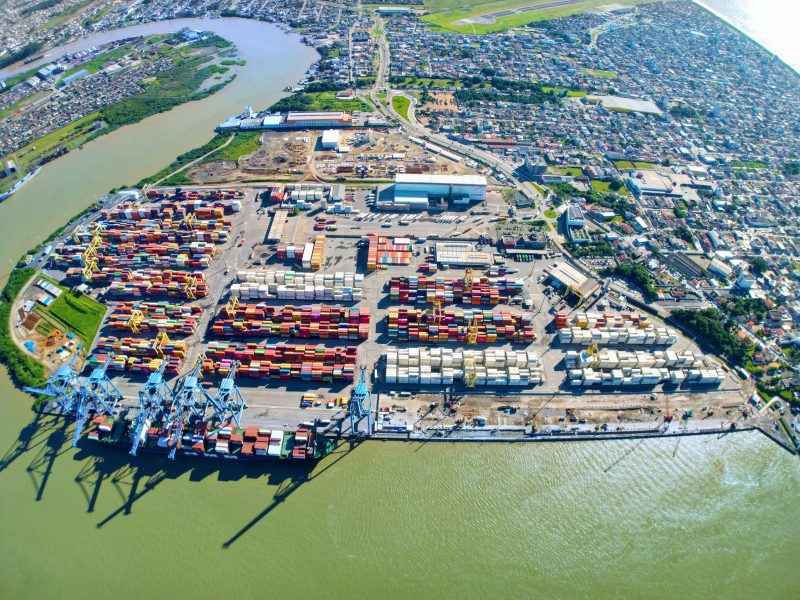 Portonave movimenta mais de 1,3 milh&otilde;es de TEUs – Foto: Portonave/ Divulga&ccedil;&atilde;o