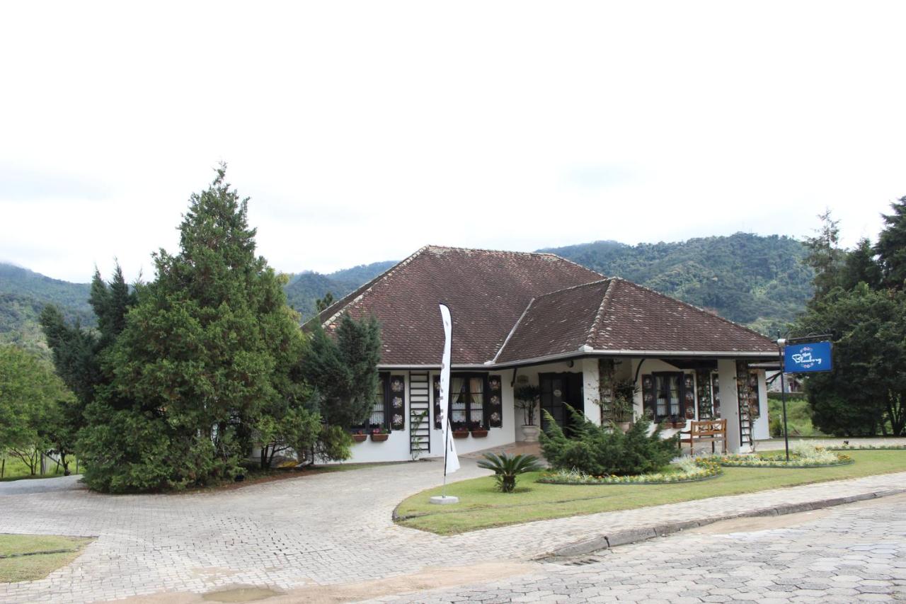 Fachada da pousada no interior de Pomerode - Pousada Edelweiss/Reservas/Divulgação