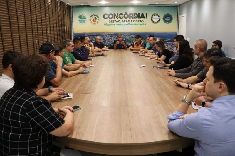 Prefeitura de Conc&oacute;rdia toma medidas preventivas para evitar danos causados pela chuva. – Foto: Prefeitura de Conc&oacute;rdia/Divulga&ccedil;&atilde;o/ND