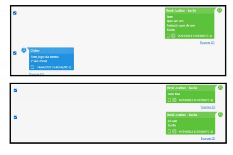 Ren&ecirc; diz que precisam de algu&eacute;m para dar um susto em “laranja”, “sem tiro” – Foto: Divulga&ccedil;&atilde;o/Pol&iacute;cia Civil/ND