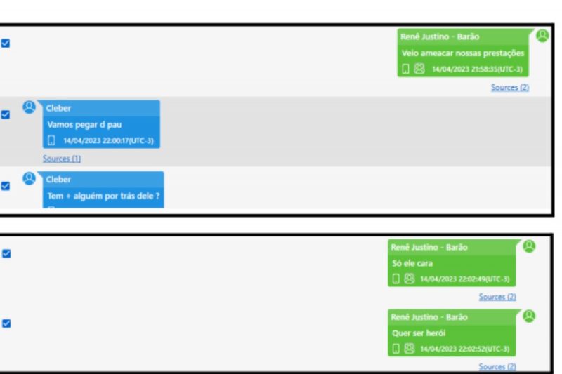 Ren&ecirc; afirma querer um bandido para assaltar algu&eacute;m, referindo-se a um servidor da Secretaria Municipal – Foto: Divulga&ccedil;&atilde;o/Pol&iacute;cia Civil/ND