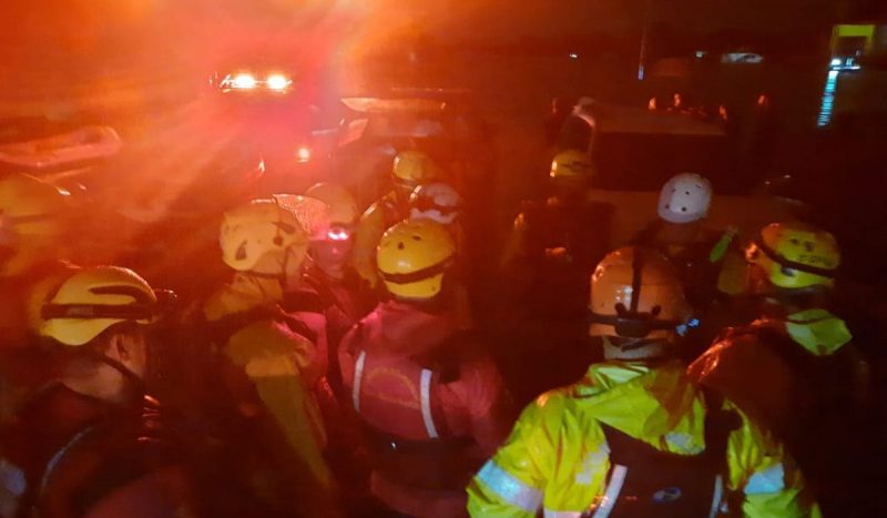 Bombeiros militares resgataram 1,5 mil pessoas e 200 animais – Foto: CBMSC/Divulga&ccedil;&atilde;o/ND