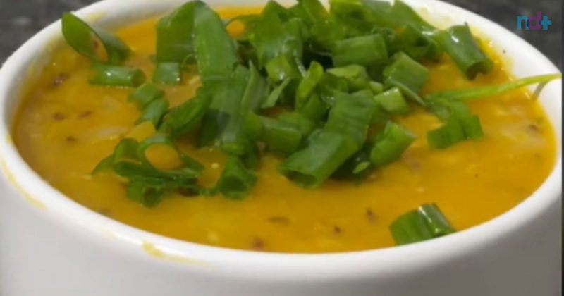 Imagem mostra sopa emagrecedora recém pronta 