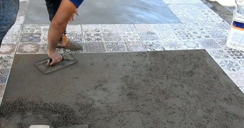 Técnica para fazer cimento queimado