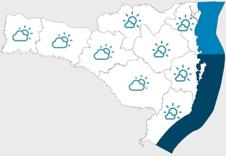 Na terça, as temperaturas mínimas ficam próximas de 0°C nos pontos mais altos da Serra catarinense &#8211; Foto: Defesa Civil SC