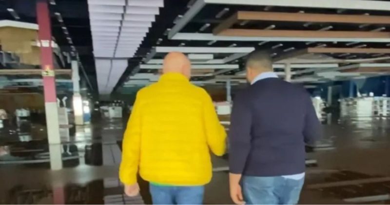 Luciano Hang visita loja da Havan em Lajeado